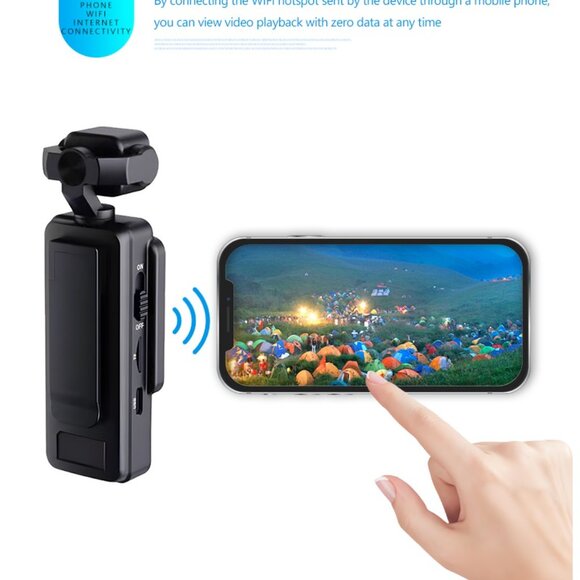 SoloBeSafe™ 1080P WiFi Sports Action Camera – Waterproof Handheld Camera with 2. - Picture 2 of 2